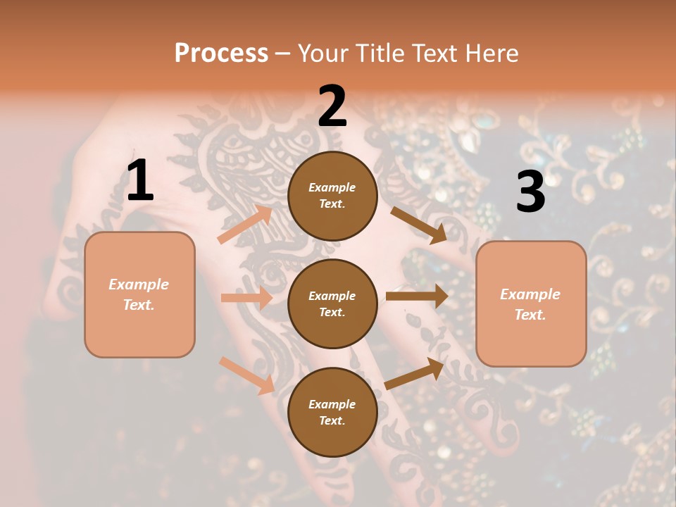 Hand Palm Henna PowerPoint Template