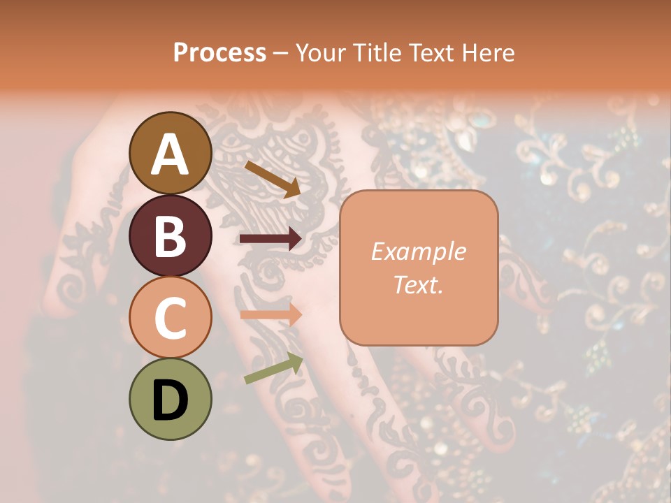 Hand Palm Henna PowerPoint Template