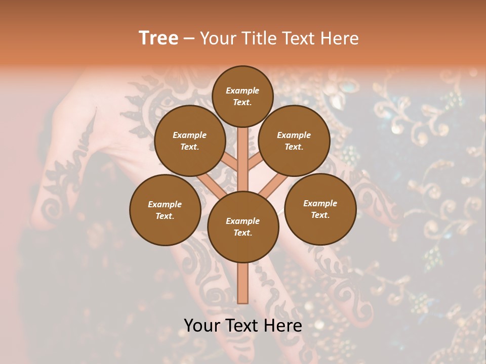 Hand Palm Henna PowerPoint Template