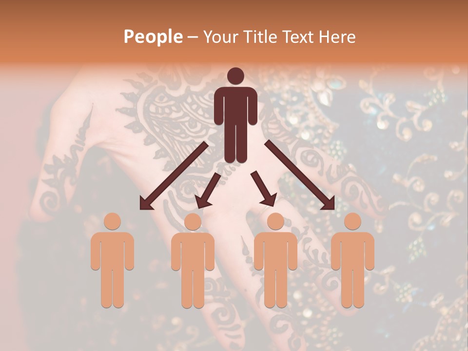 Hand Palm Henna PowerPoint Template