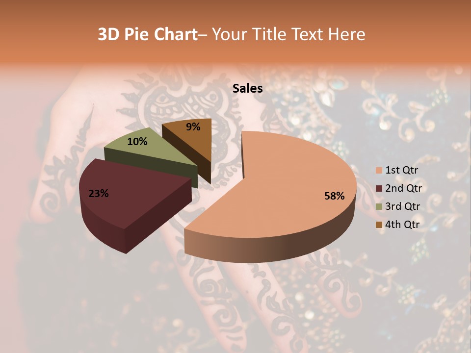 Hand Palm Henna PowerPoint Template