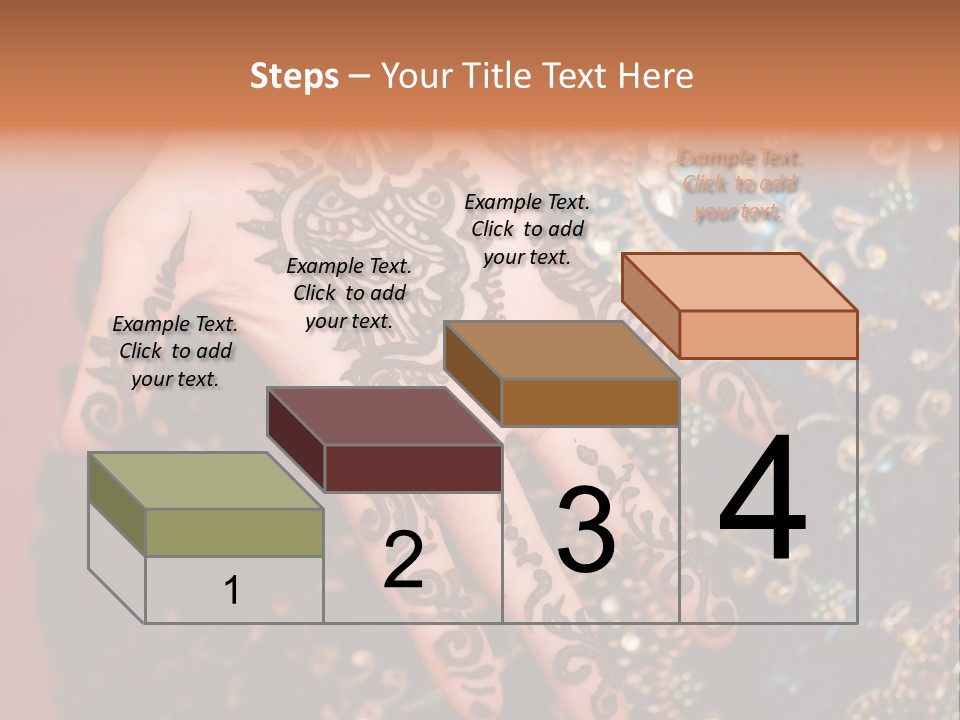 Hand Palm Henna PowerPoint Template