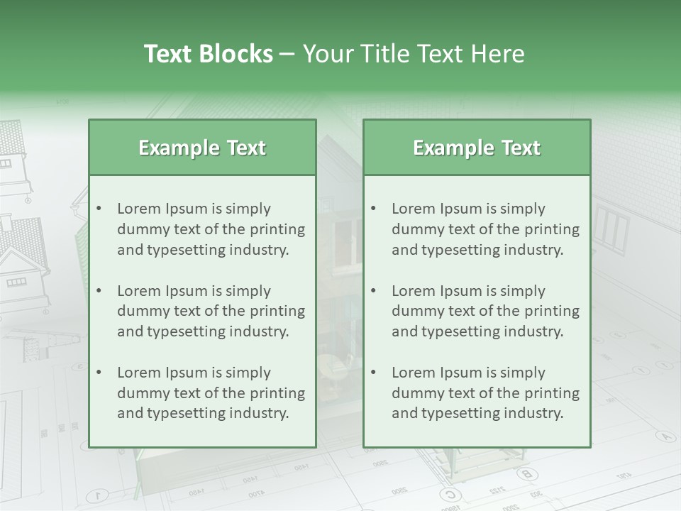 Architect Drawing PowerPoint Template