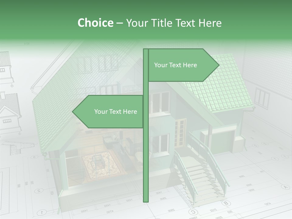 Architect Drawing PowerPoint Template