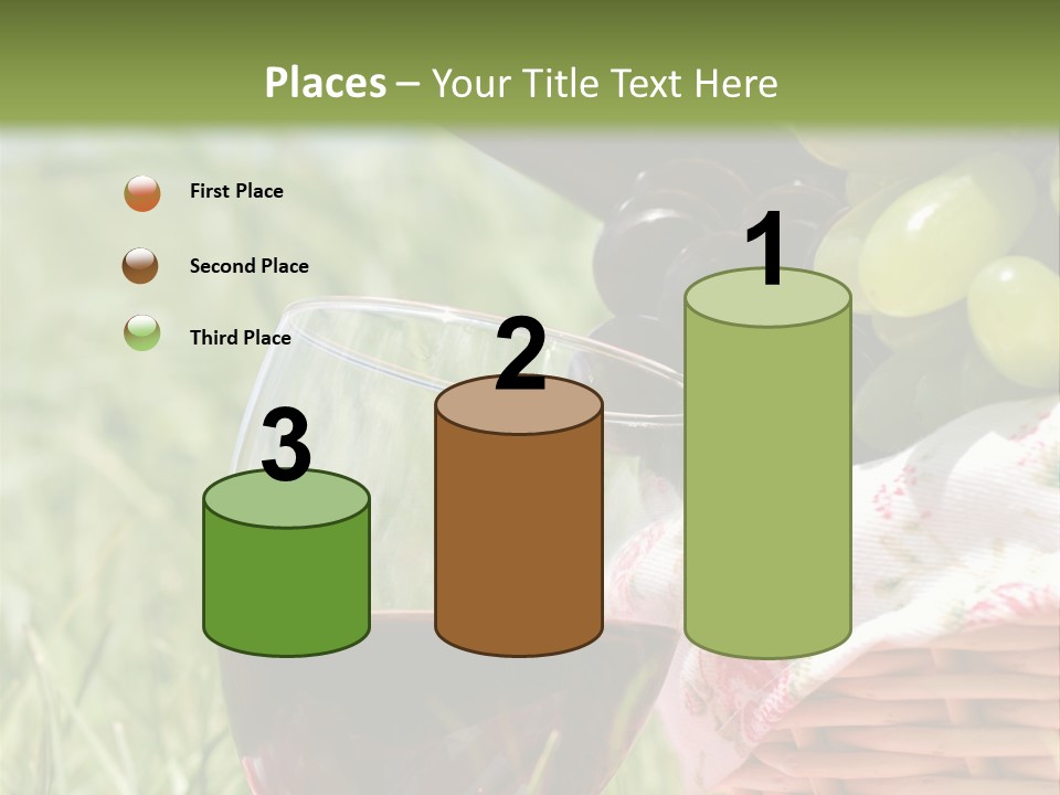 Wine Glasses Agriculture Summer PowerPoint Template