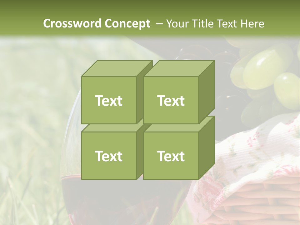 Wine Glasses Agriculture Summer PowerPoint Template