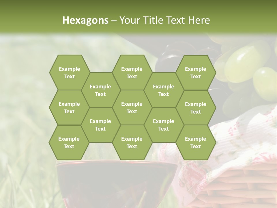 Wine Glasses Agriculture Summer PowerPoint Template