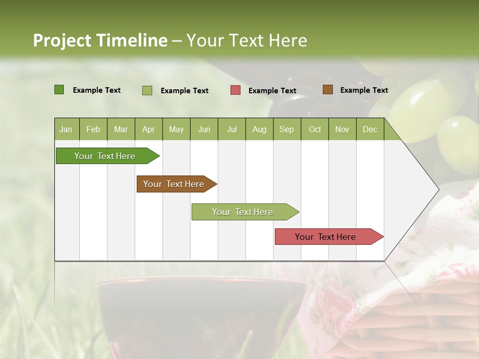 Wine Glasses Agriculture Summer PowerPoint Template