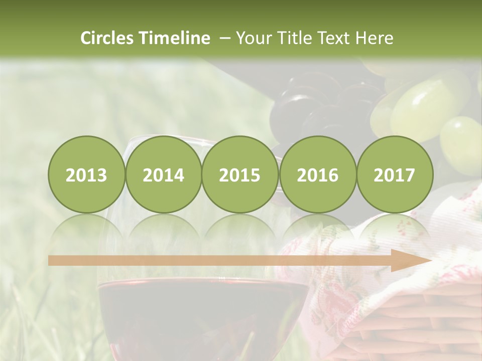 Wine Glasses Agriculture Summer PowerPoint Template