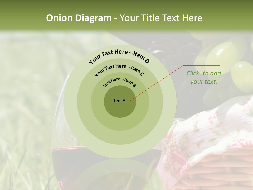 Wine Glasses Agriculture Summer PowerPoint Template