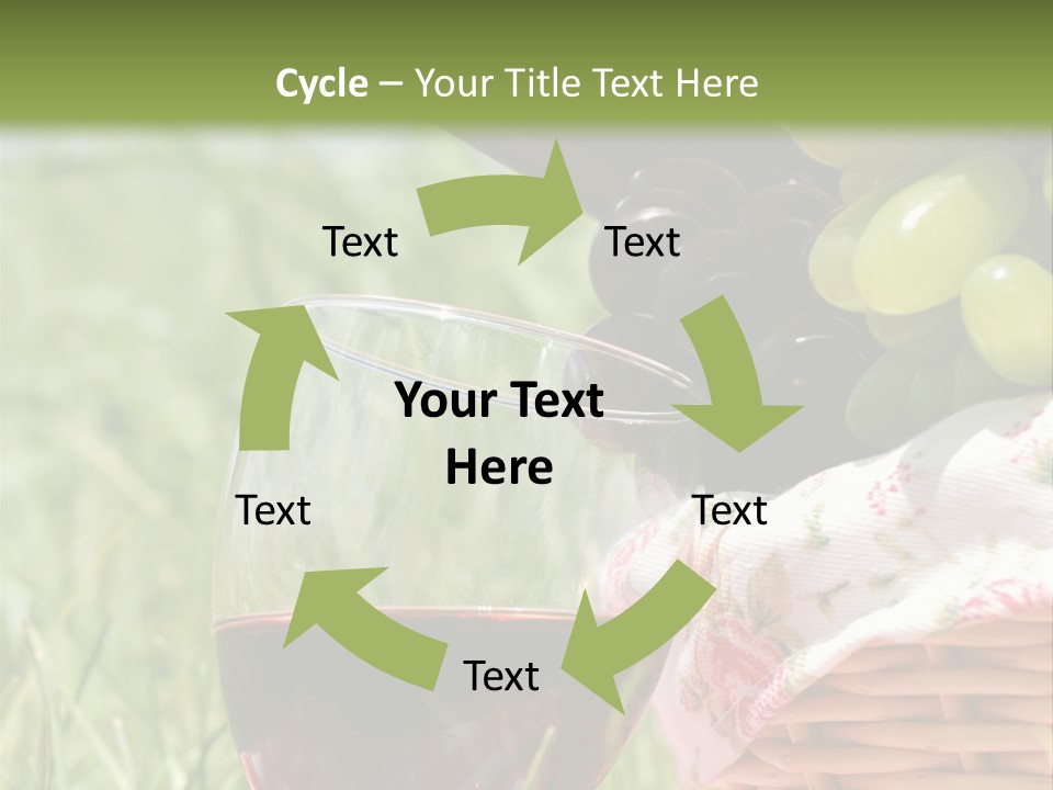 Wine Glasses Agriculture Summer PowerPoint Template