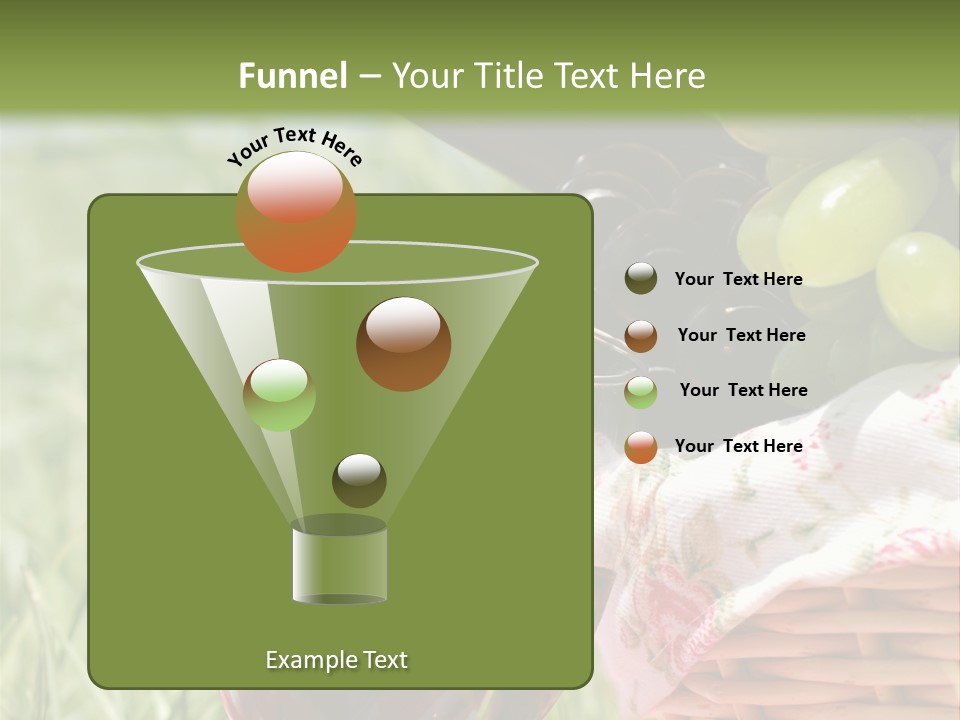 Wine Glasses Agriculture Summer PowerPoint Template