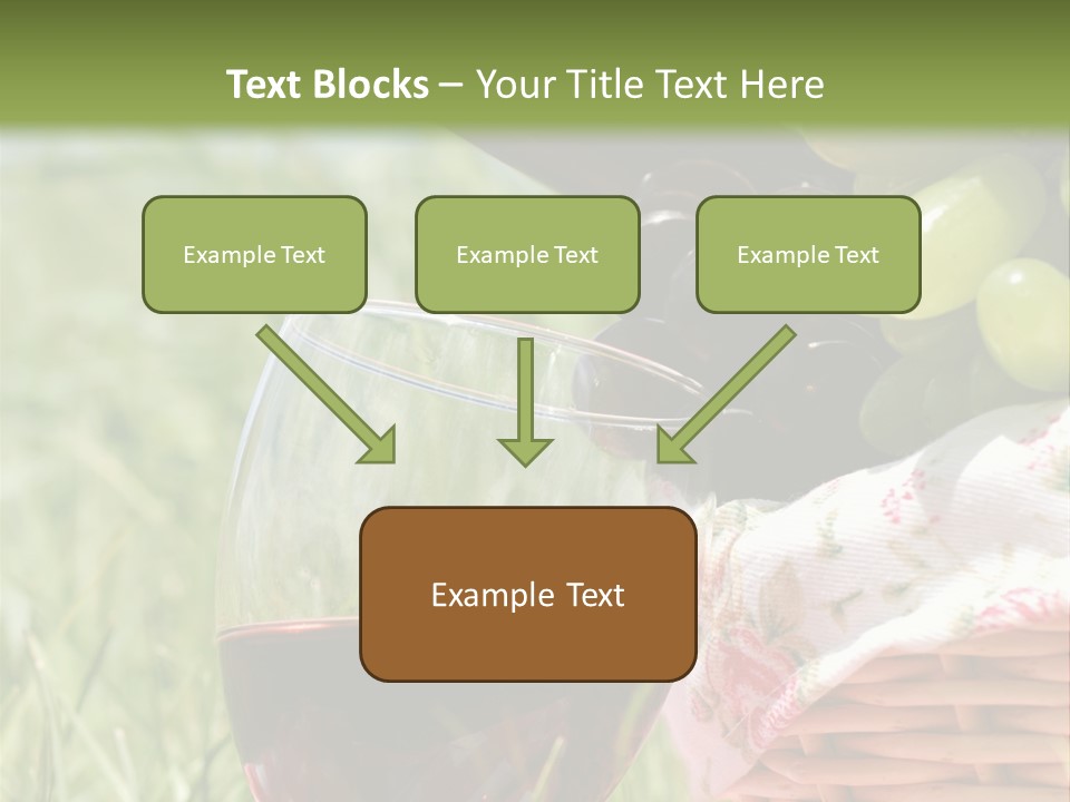 Wine Glasses Agriculture Summer PowerPoint Template