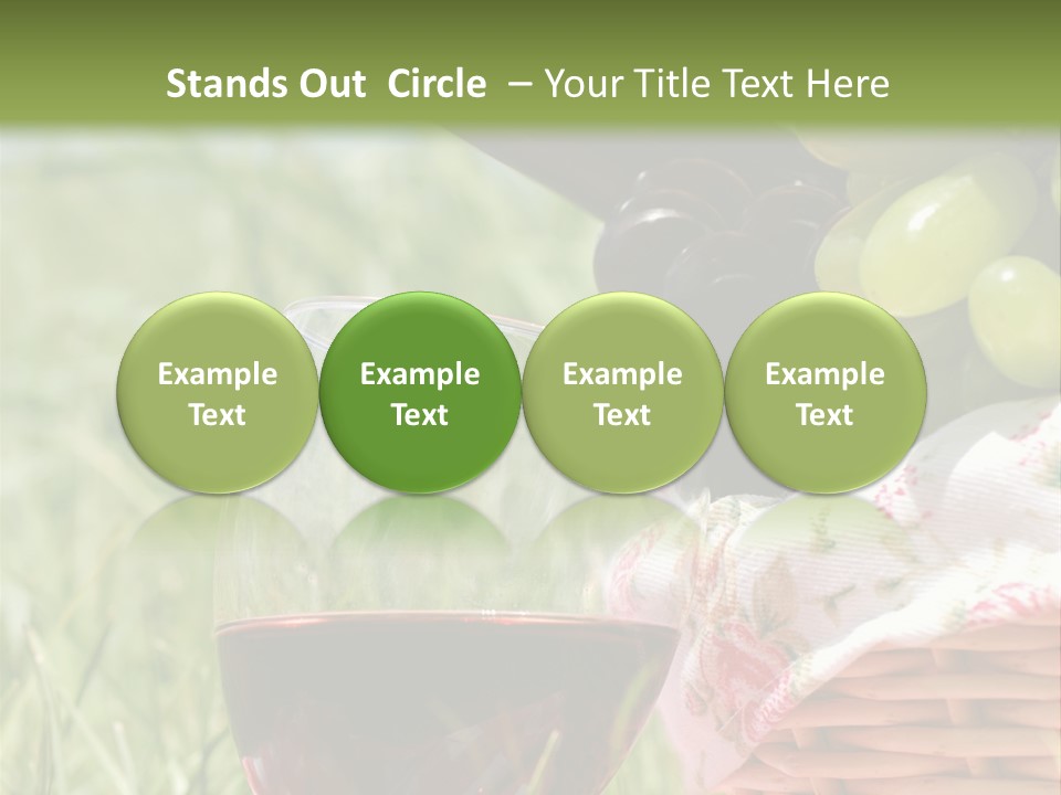 Wine Glasses Agriculture Summer PowerPoint Template