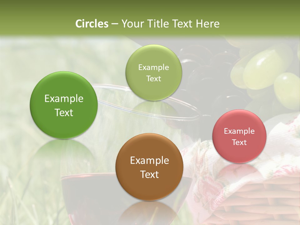 Wine Glasses Agriculture Summer PowerPoint Template
