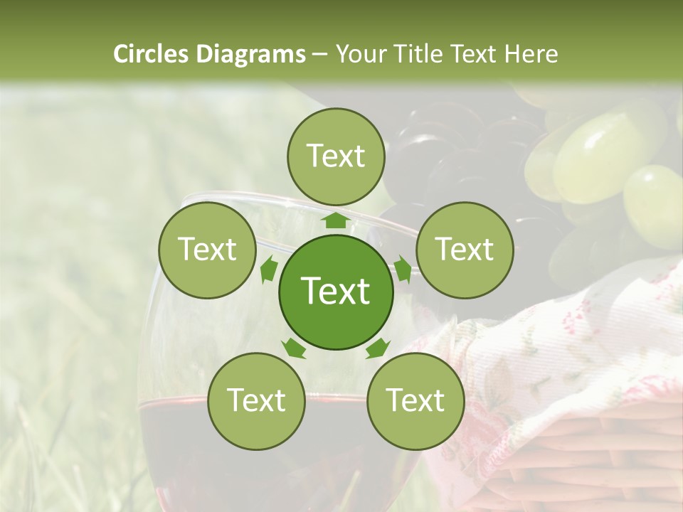 Wine Glasses Agriculture Summer PowerPoint Template