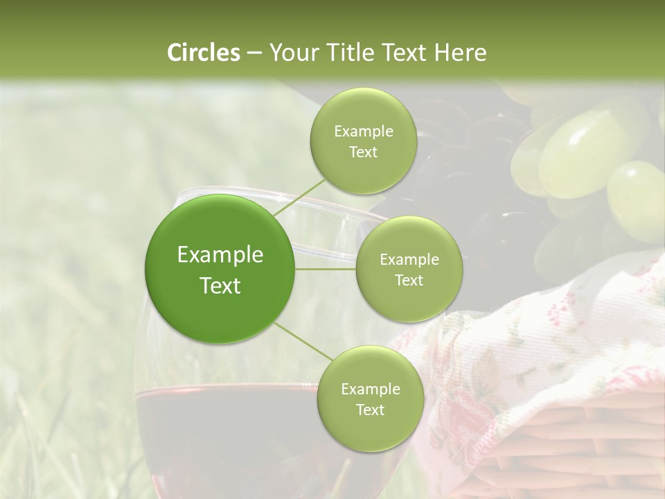 Wine Glasses Agriculture Summer PowerPoint Template