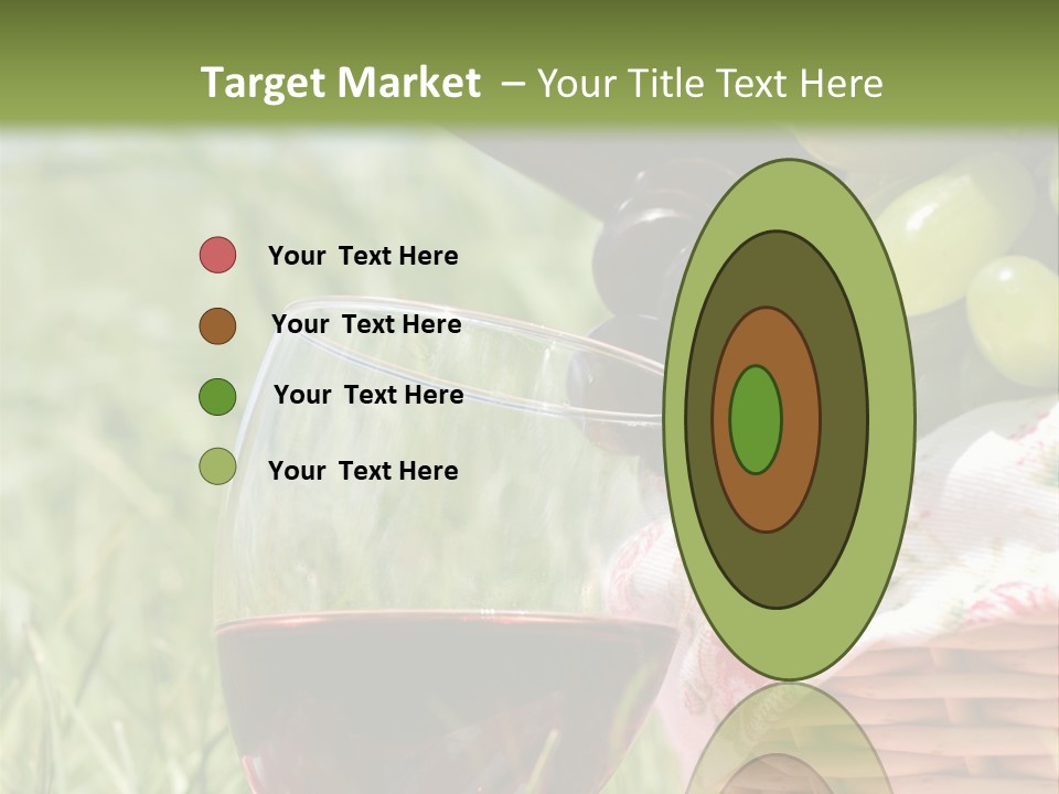 Wine Glasses Agriculture Summer PowerPoint Template