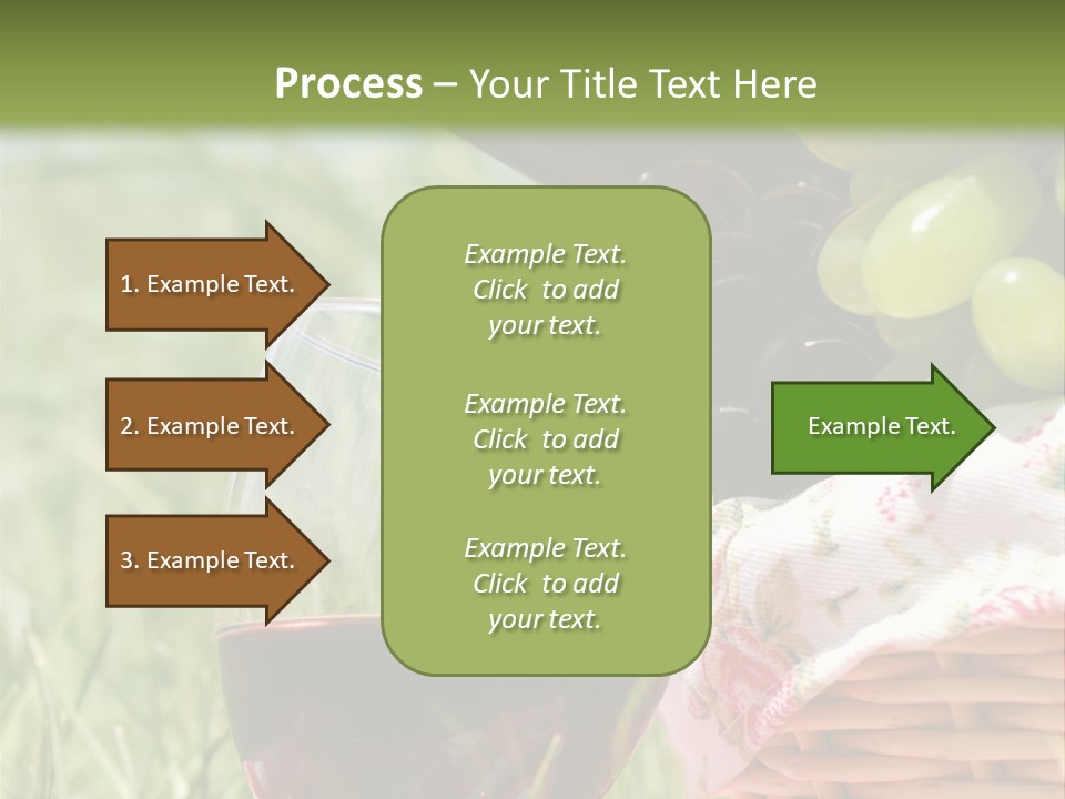 Wine Glasses Agriculture Summer PowerPoint Template