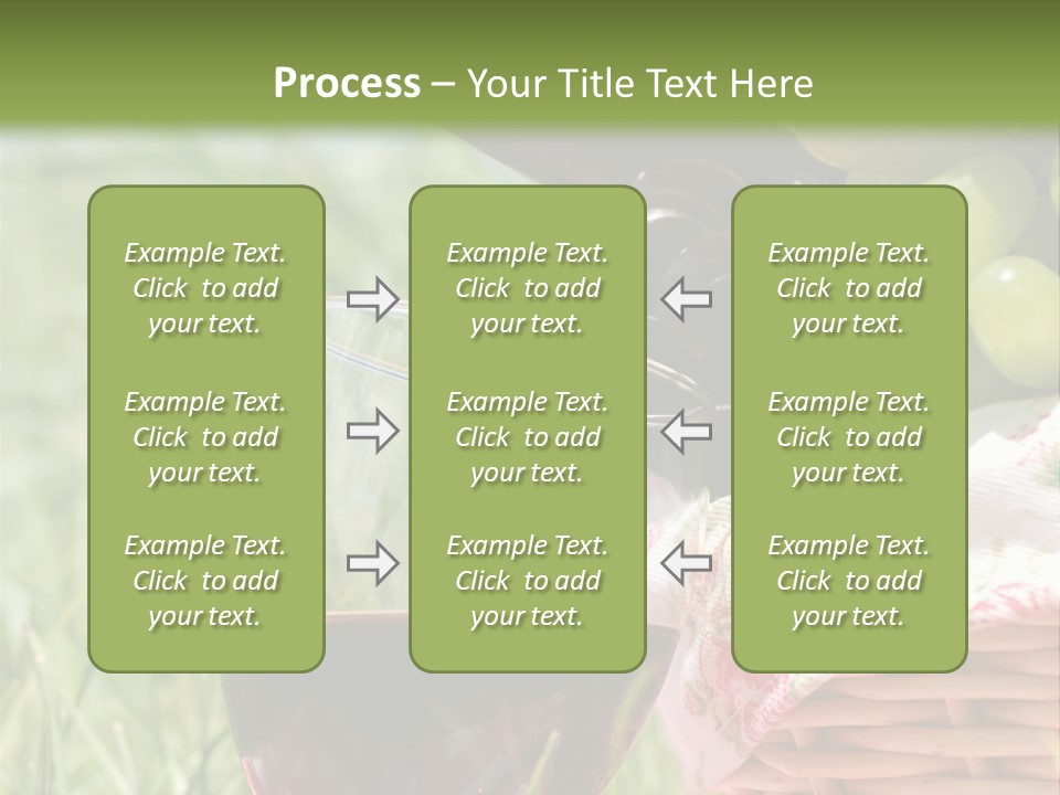 Wine Glasses Agriculture Summer PowerPoint Template