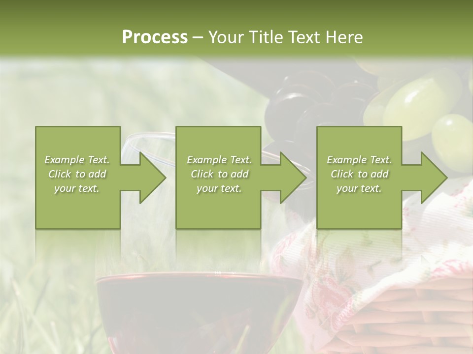 Wine Glasses Agriculture Summer PowerPoint Template