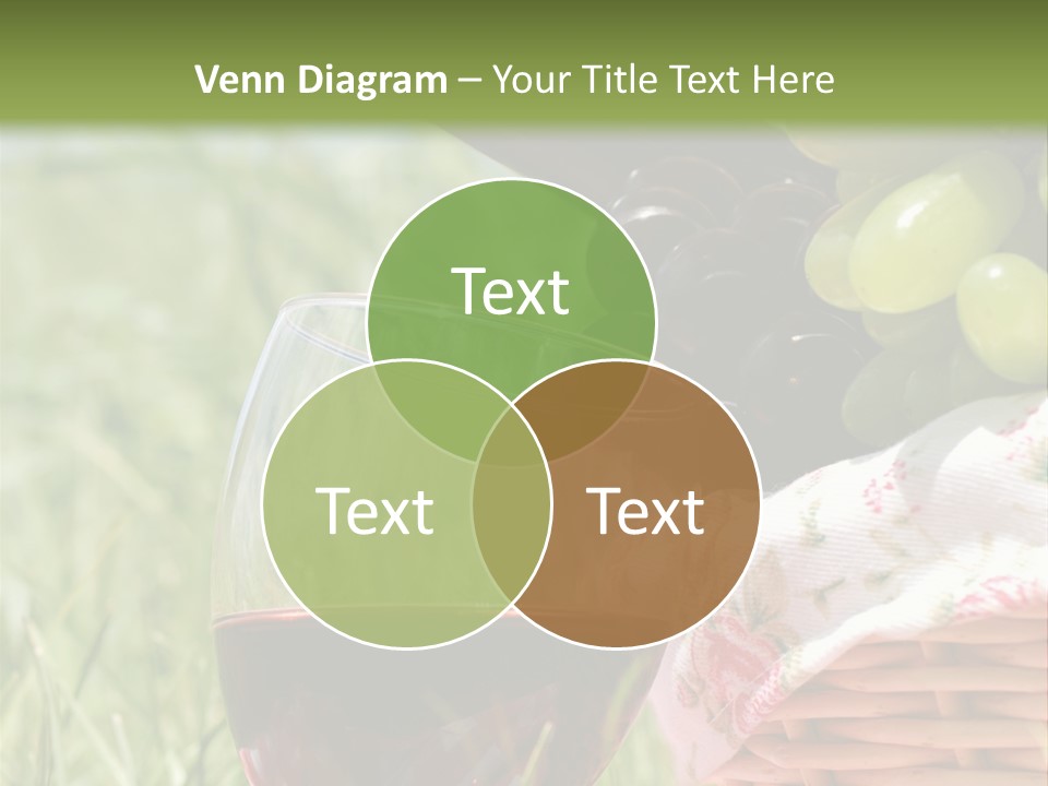 Wine Glasses Agriculture Summer PowerPoint Template