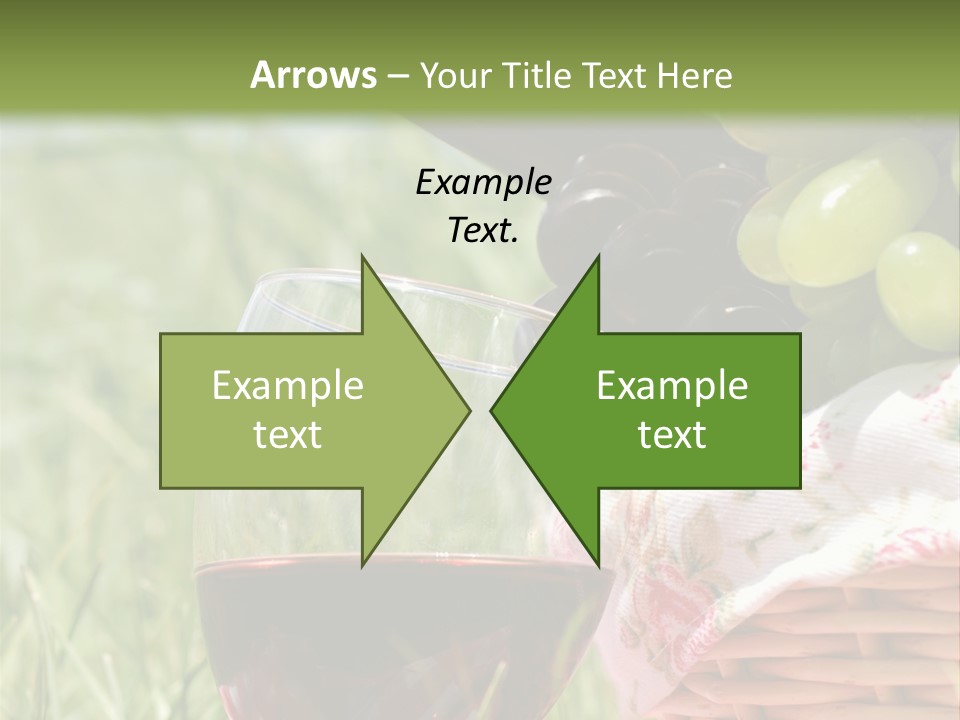 Wine Glasses Agriculture Summer PowerPoint Template