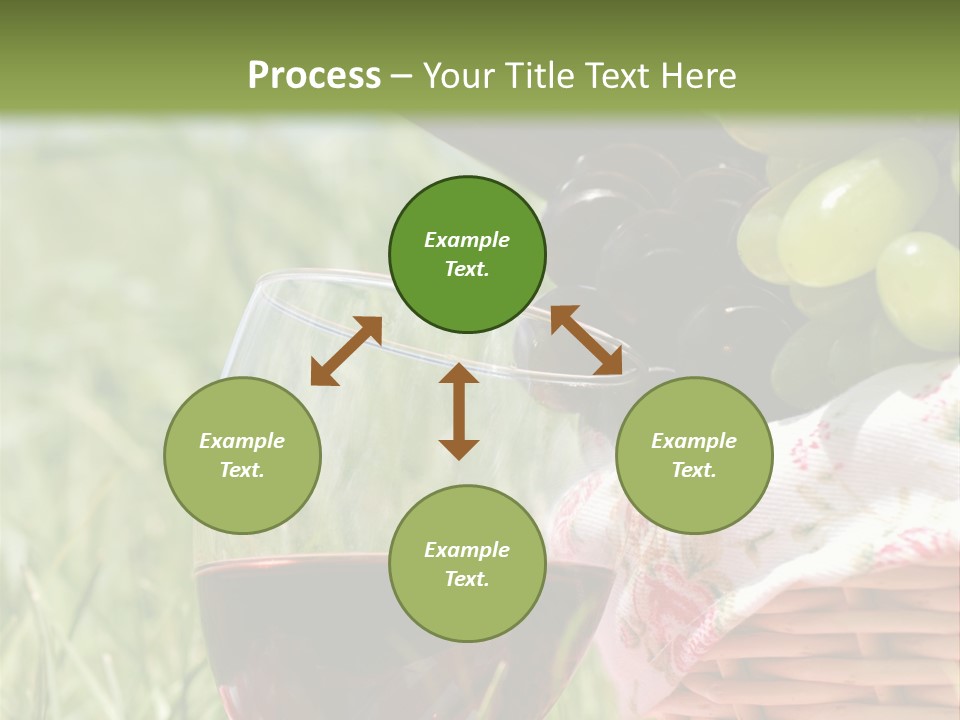 Wine Glasses Agriculture Summer PowerPoint Template
