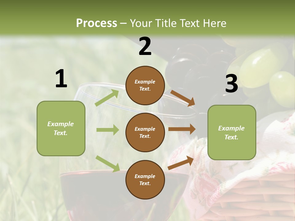 Wine Glasses Agriculture Summer PowerPoint Template