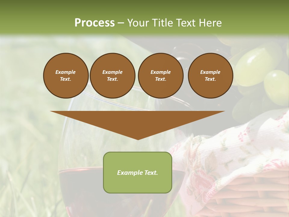 Wine Glasses Agriculture Summer PowerPoint Template
