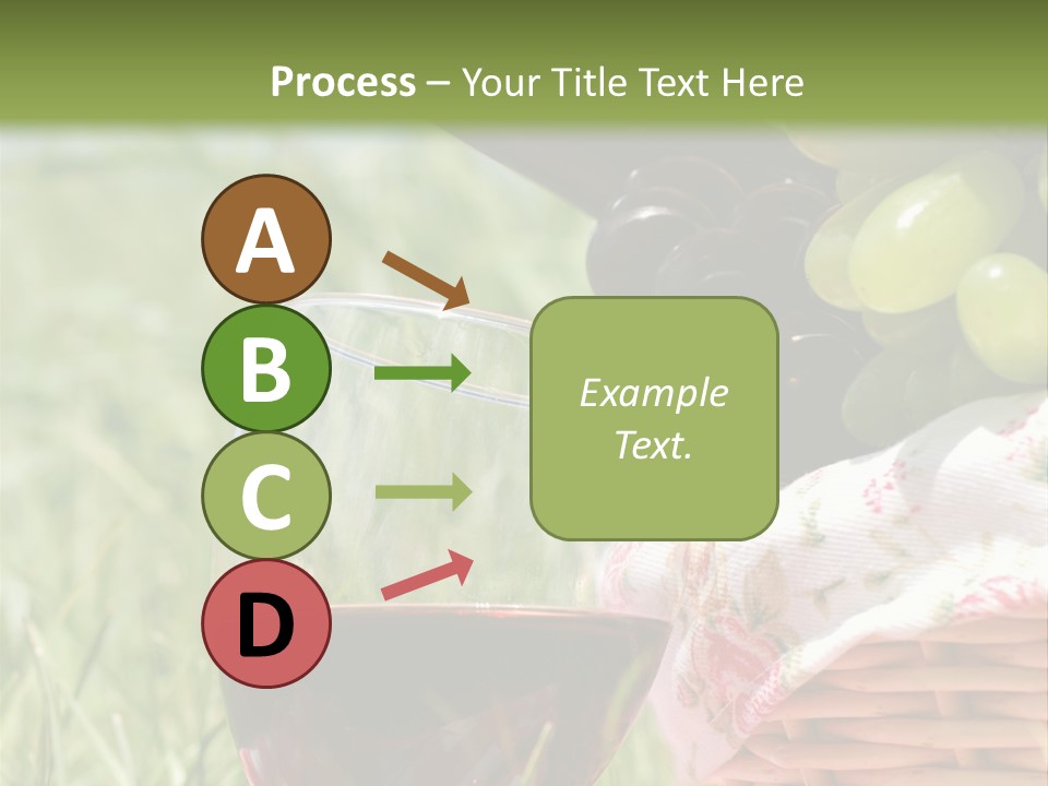 Wine Glasses Agriculture Summer PowerPoint Template