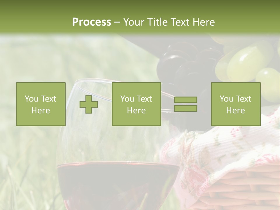 Wine Glasses Agriculture Summer PowerPoint Template