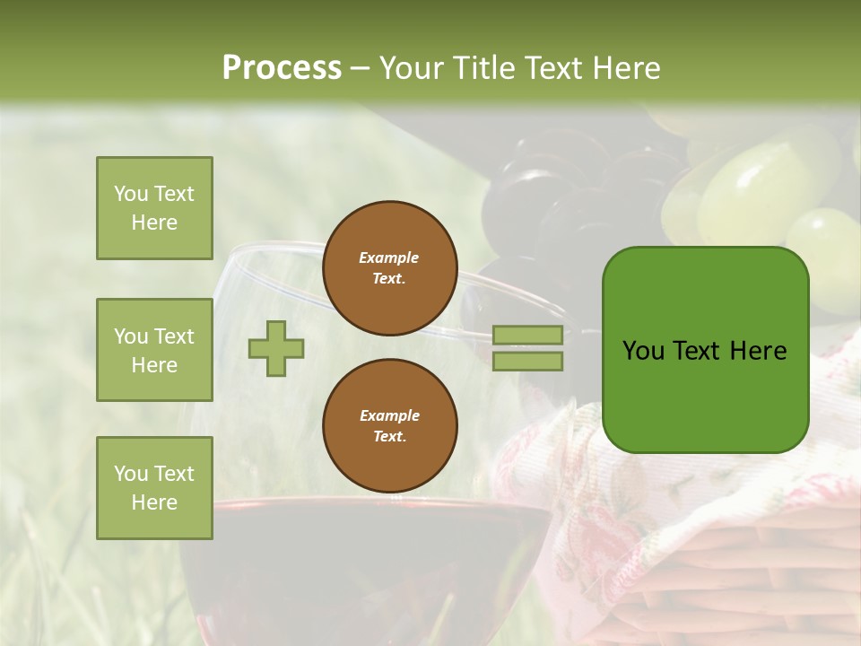 Wine Glasses Agriculture Summer PowerPoint Template