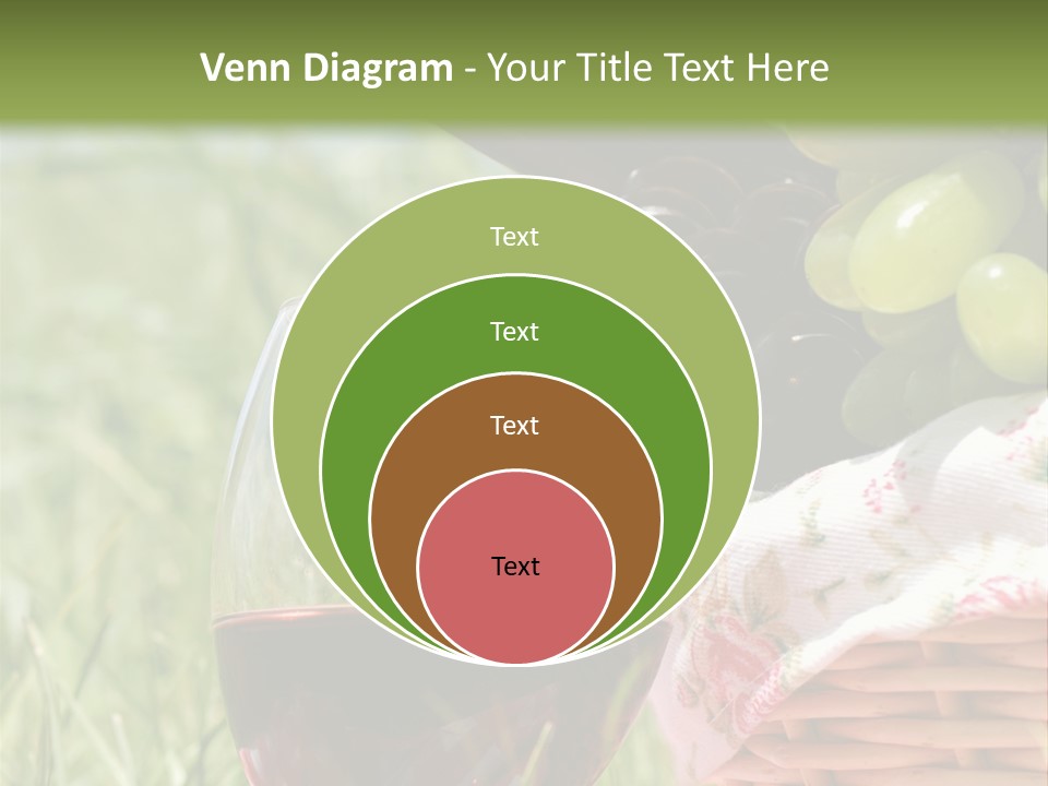 Wine Glasses Agriculture Summer PowerPoint Template