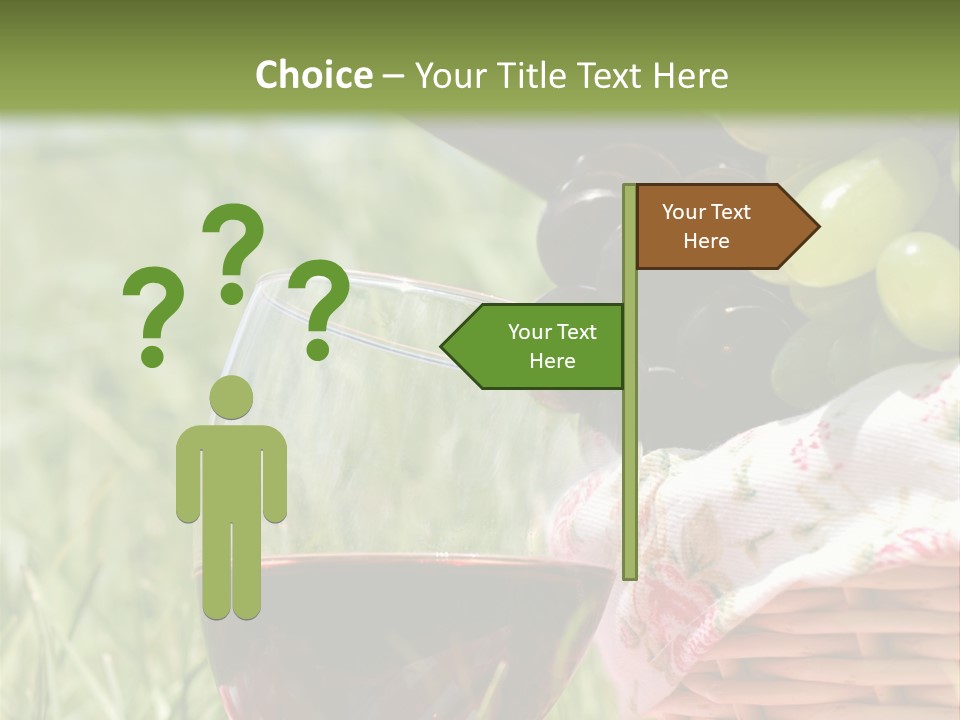 Wine Glasses Agriculture Summer PowerPoint Template