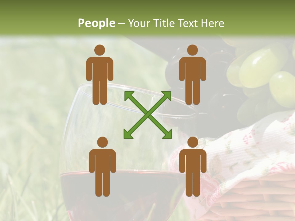 Wine Glasses Agriculture Summer PowerPoint Template