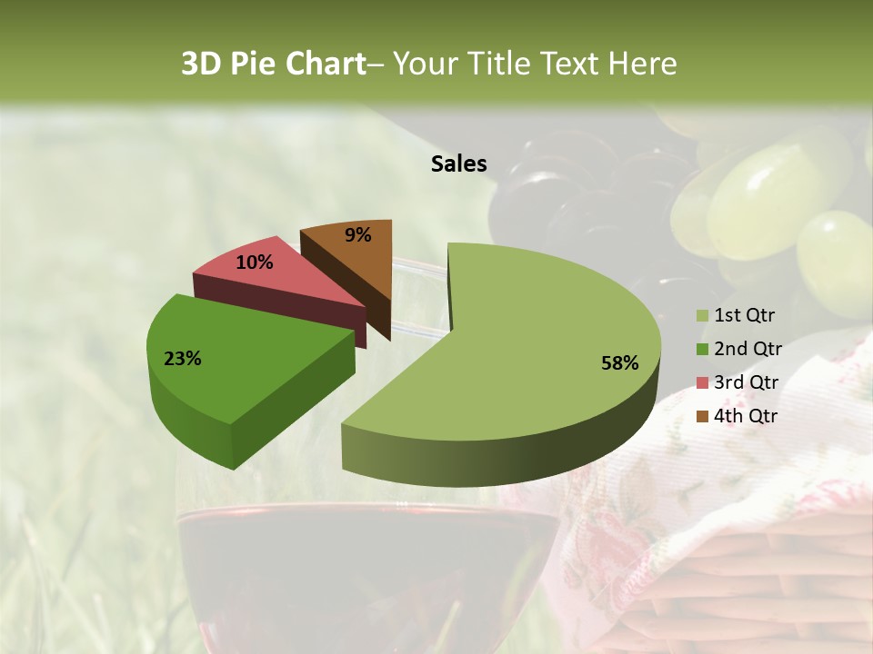 Wine Glasses Agriculture Summer PowerPoint Template