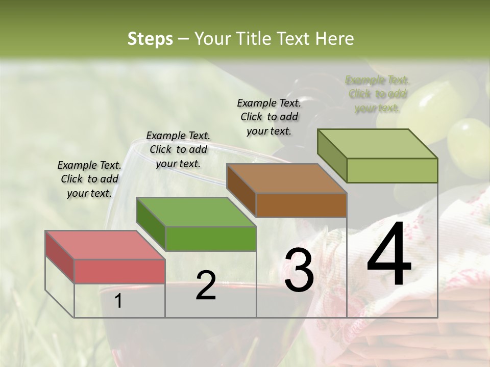 Wine Glasses Agriculture Summer PowerPoint Template