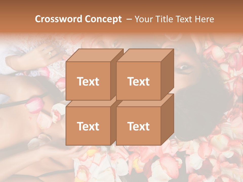 Head Therapeutic Look PowerPoint Template