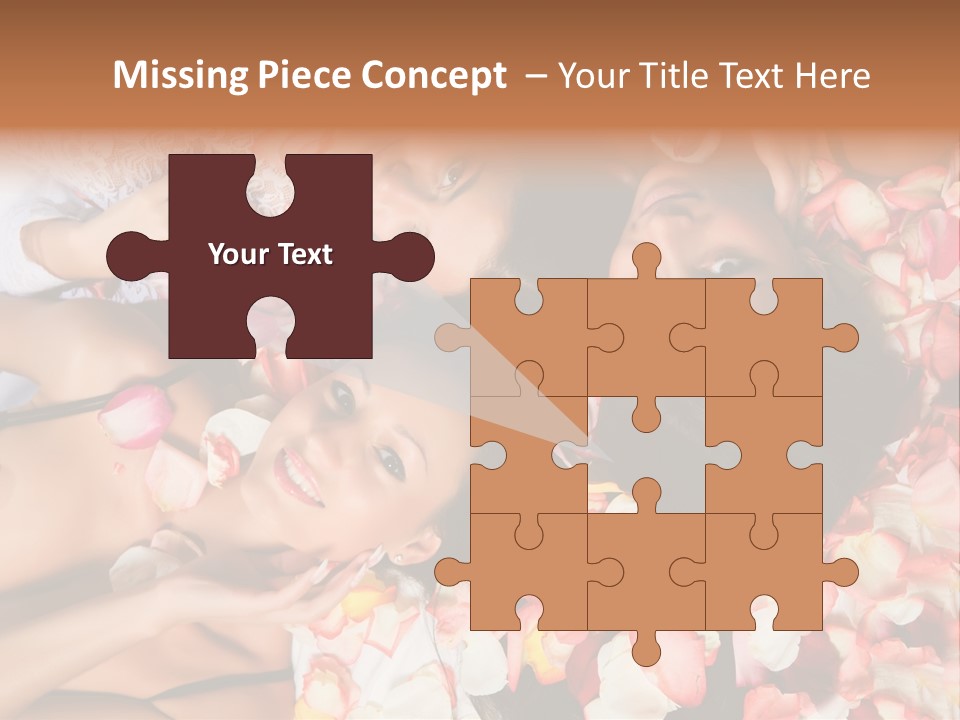 Head Therapeutic Look PowerPoint Template