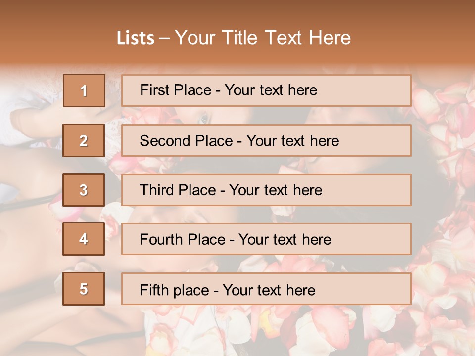 Head Therapeutic Look PowerPoint Template