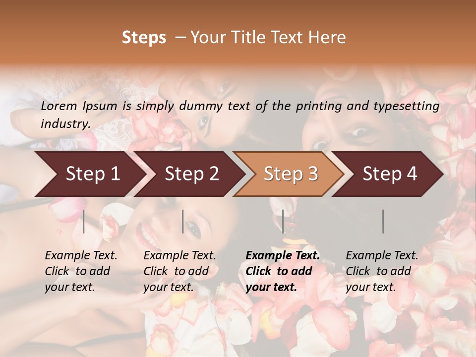 Head Therapeutic Look PowerPoint Template