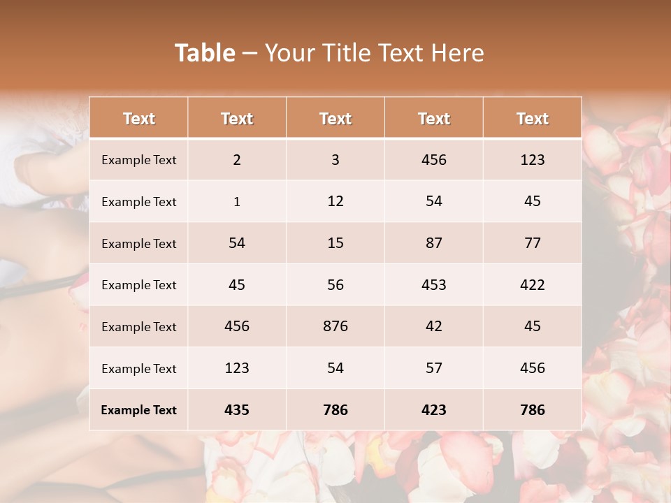 Head Therapeutic Look PowerPoint Template