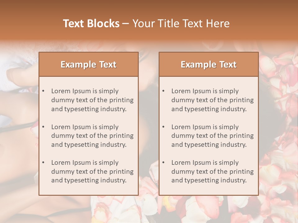 Head Therapeutic Look PowerPoint Template