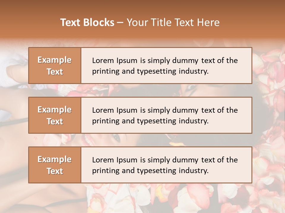 Head Therapeutic Look PowerPoint Template