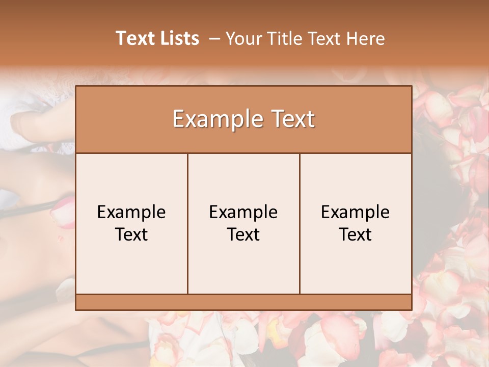 Head Therapeutic Look PowerPoint Template