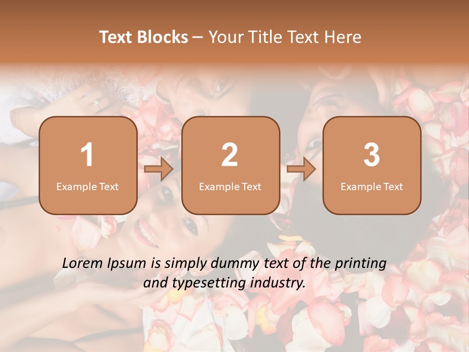 Head Therapeutic Look PowerPoint Template