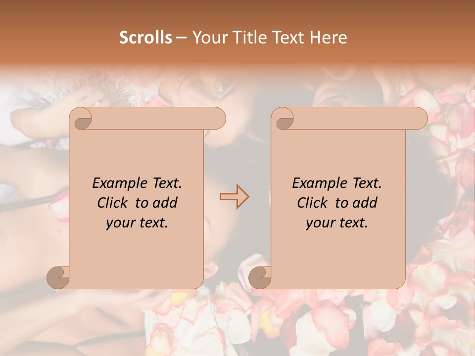 Head Therapeutic Look PowerPoint Template