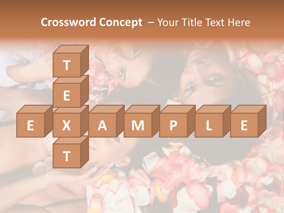 Head Therapeutic Look PowerPoint Template