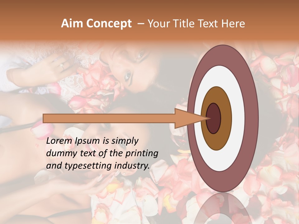 Head Therapeutic Look PowerPoint Template